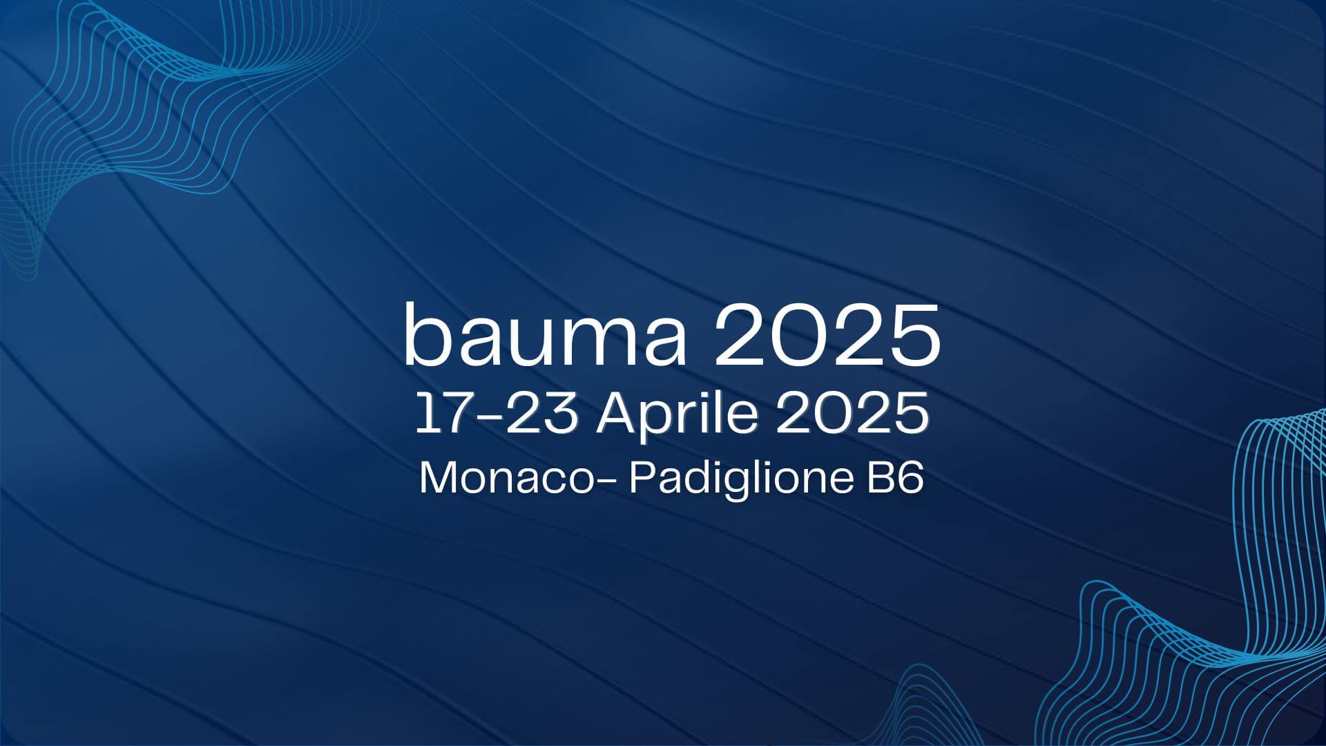 locandina bauma 2025